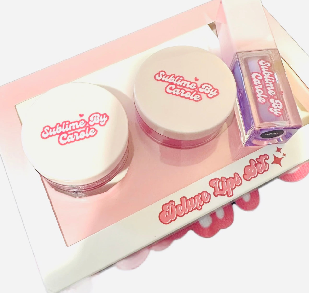 DELUXE LIPS SET -Grape Scent