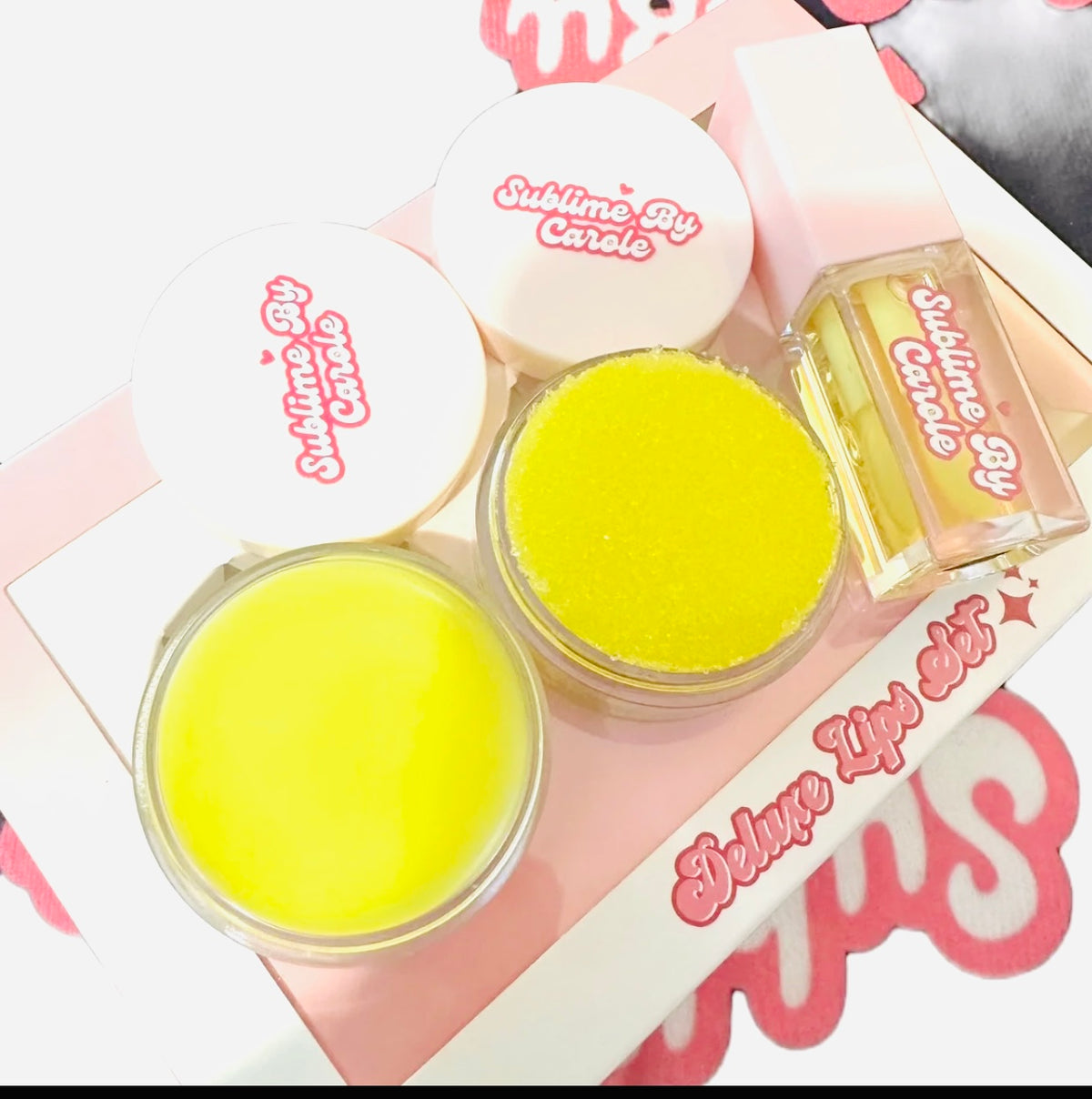 DELUXE LIPS SET-Vanilla Scent