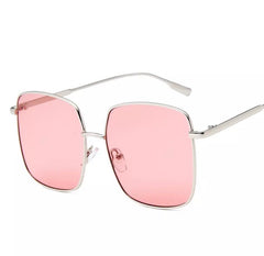 Pink Oversized Trendy Sunglasses