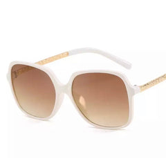 White trendy oversized Sunglasses