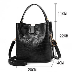 PATRICIA Black Bucket Bag