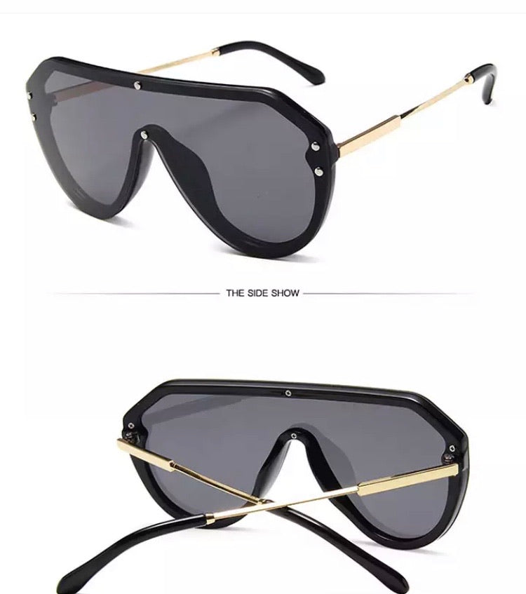 Trendy Luxury Oversized Sunglasses