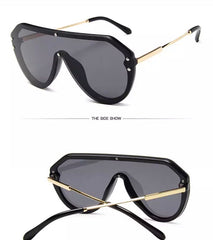 Trendy Luxury Oversized Sunglasses