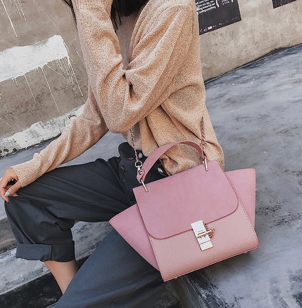 EDITH  pink Elegant Handbag (NEW)