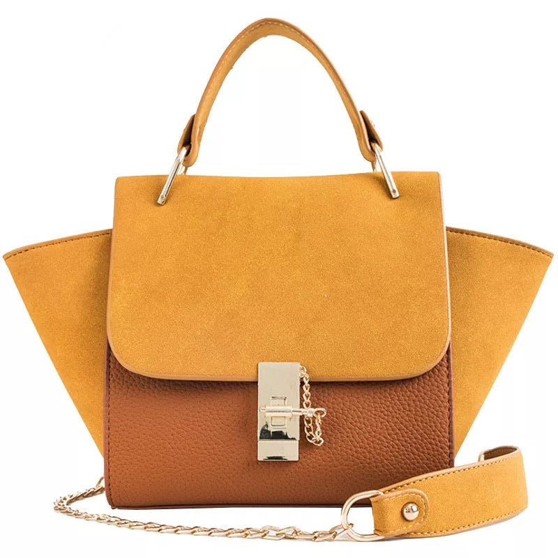 EDITH Mustard Elegant Handbag(NEW)