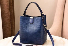 PATRICIA BLUE BUCKET HANDBAG