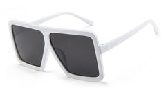 Luxury white Square Fashion Sunglasses