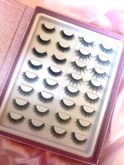 16 pairs lash book