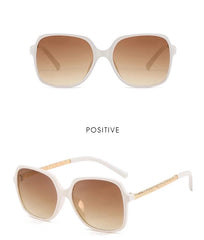 White trendy oversized Sunglasses