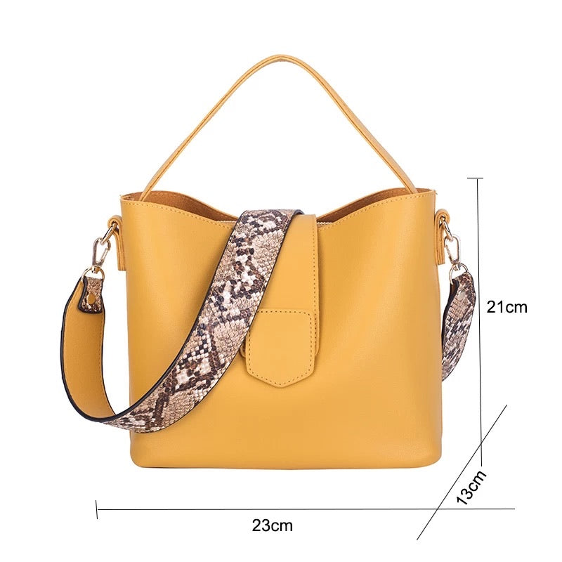 ARIELLE YELLOW 2PCS SET HANDBAG