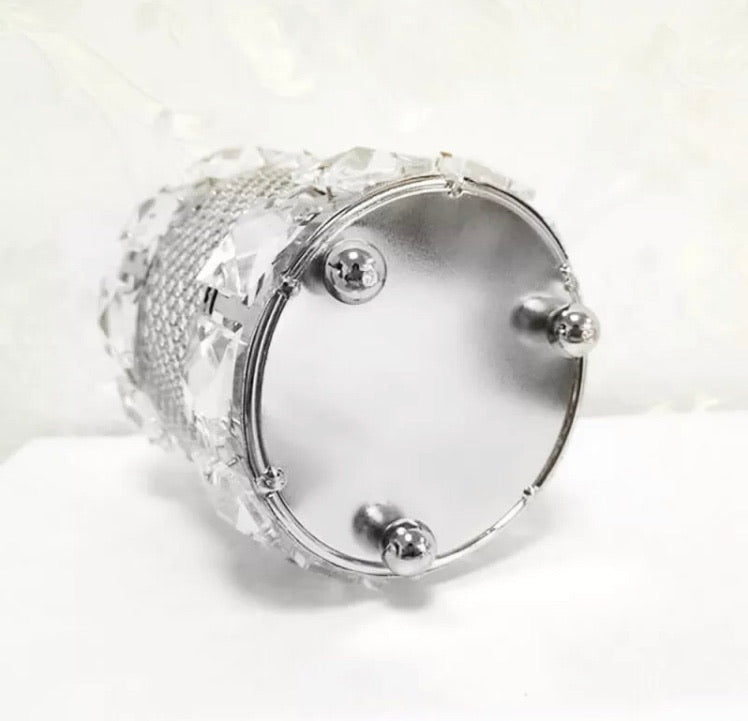 Elegant crystal Round Make Up Brush Holder