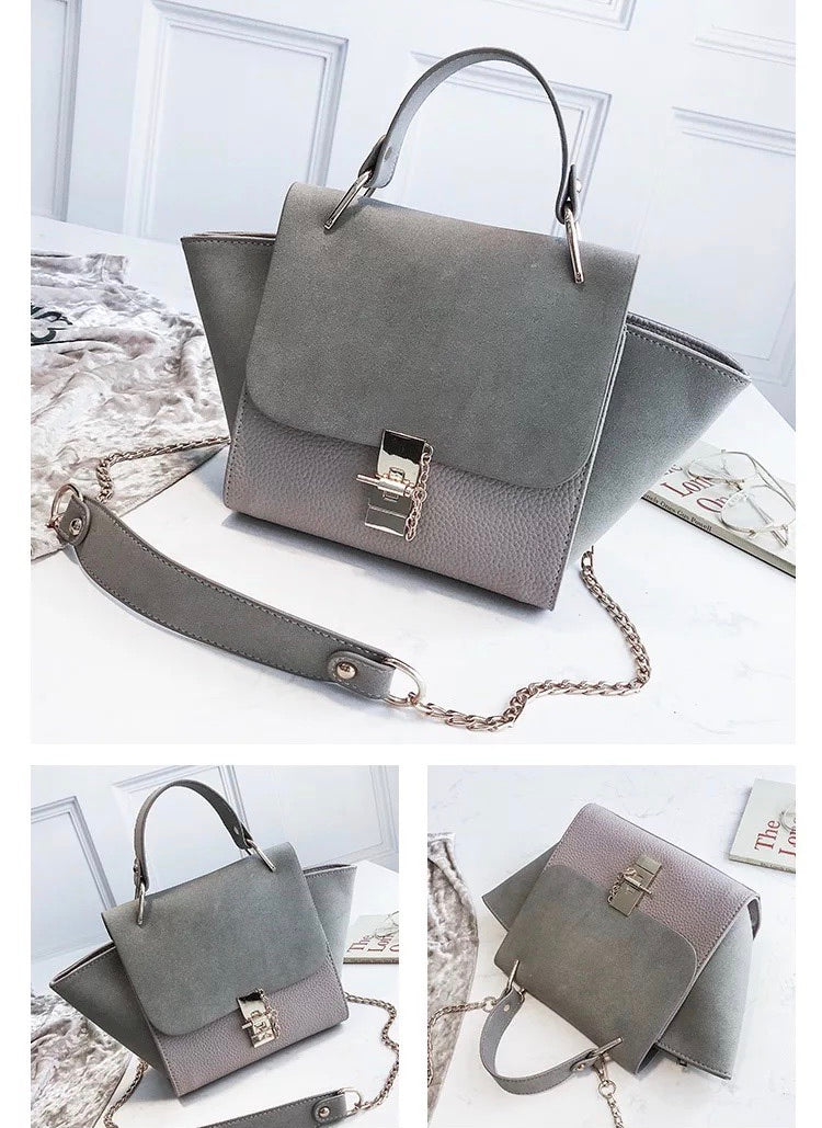 EDITH Grey Elegant Handbag (NEW)